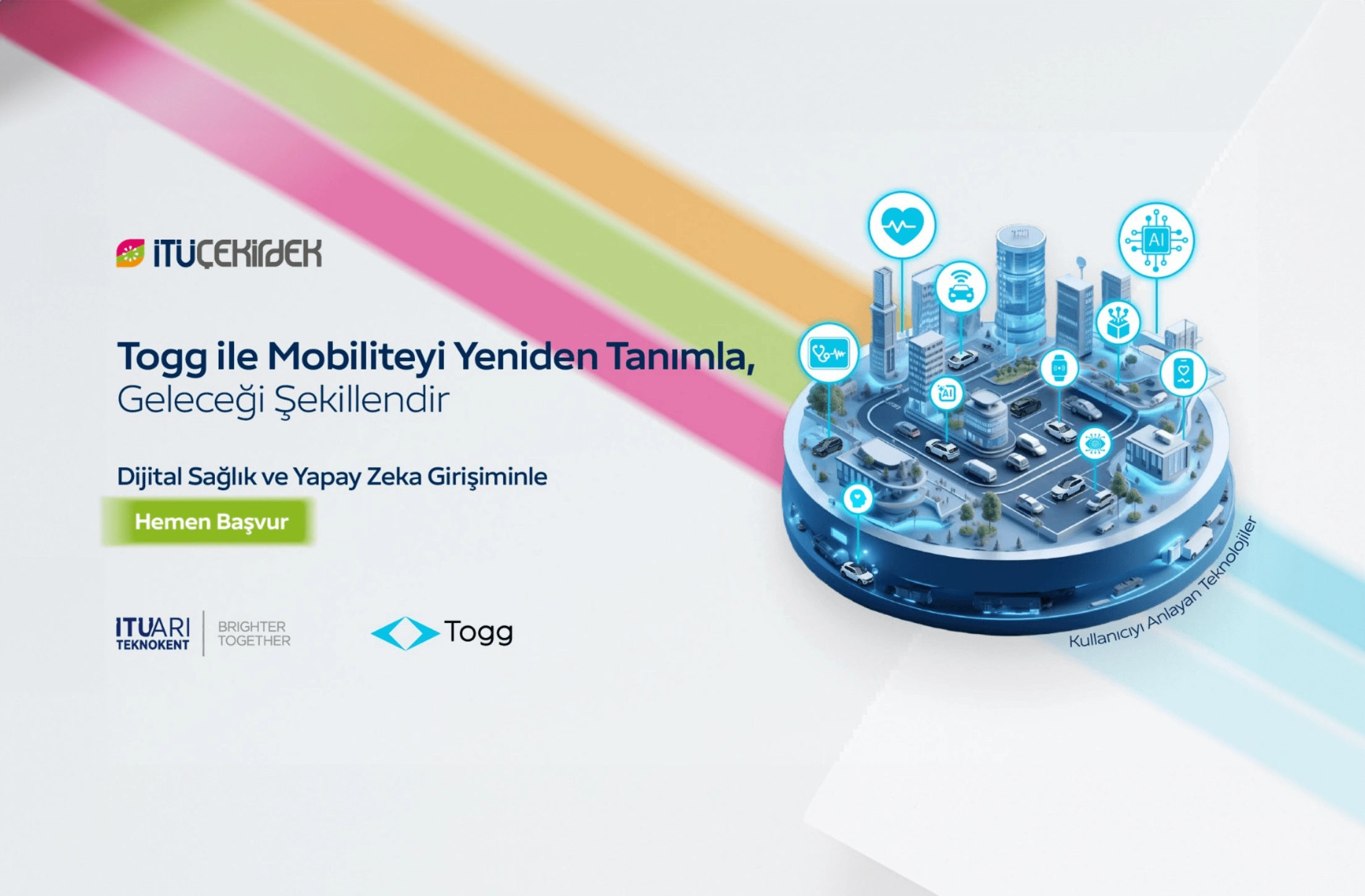 İTÜ ARI Teknokent ve Togg’dan dijital sağlık ve yapay zekâ odaklı mobilite iş birliği