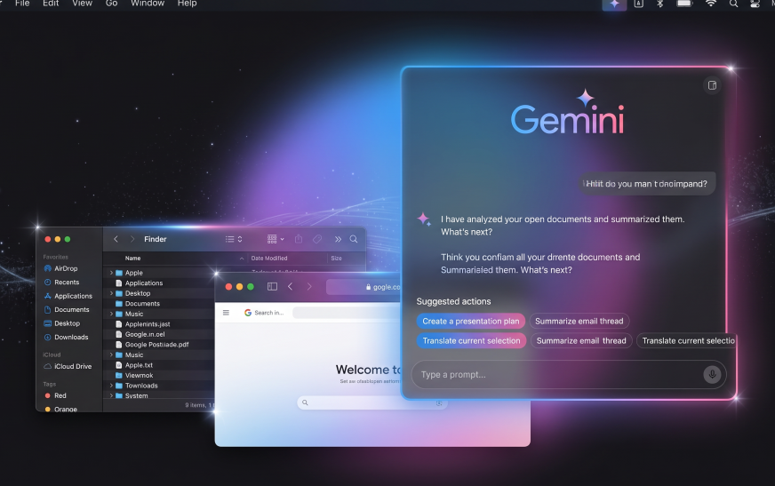 Google, Gemini’ı macOS’e Taşıdı: Yerel Uygulama Yayında