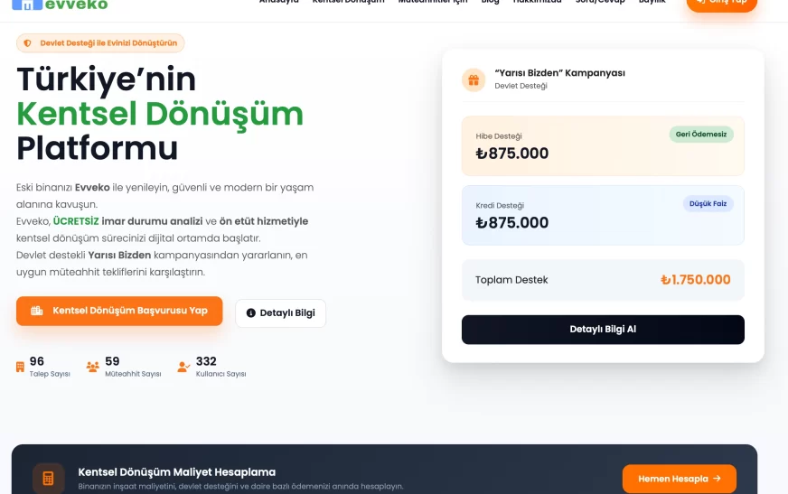 Kentsel Dönüşümde Yeni Dönem: Yerli Proptech Girişimi Evveko, İlk Pilot Sonuçlarını Açıkladı