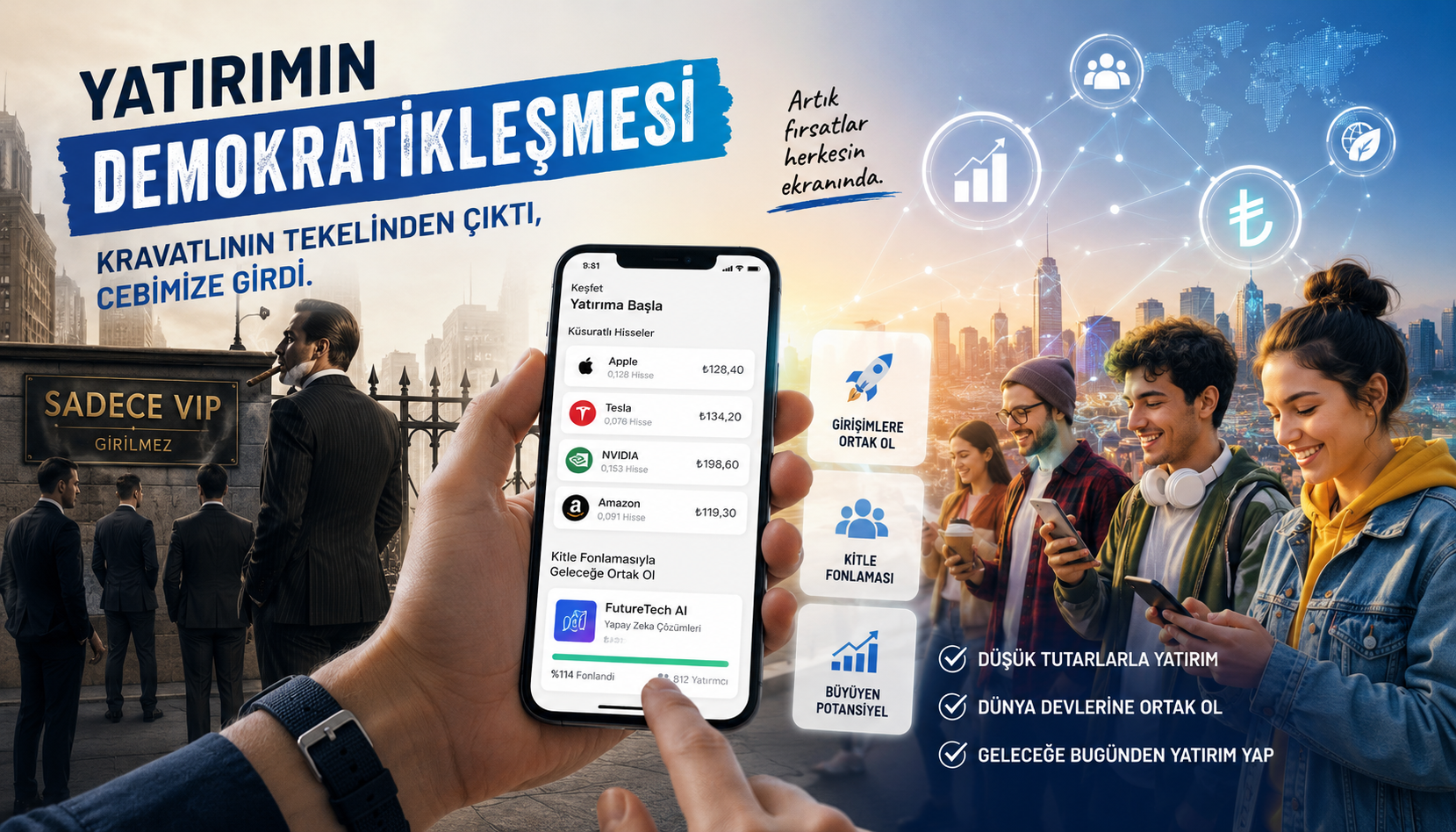 Kravatlıların Tekelinden Çıktı, Cebimize Girdi: Yatırımın Demokratikleşmesi