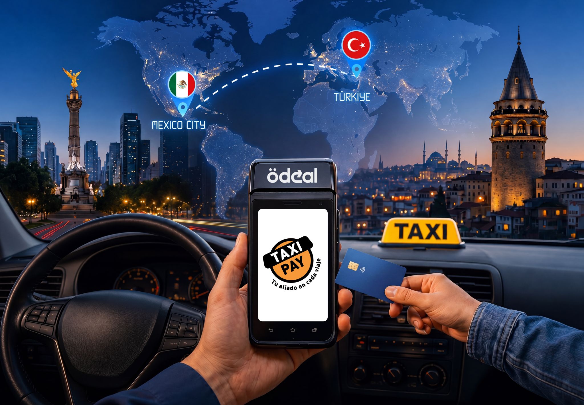 Ödeal, Küresel Büyüme Yolculuğuna Meksika’dan “TaxiPay” ile Start Verdi