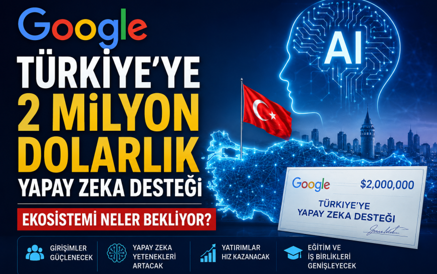 Google’dan Türkiye’ye 2 Milyon Dolarlık Yapay Zeka Desteği: Ekosistemi Neler Bekliyor?