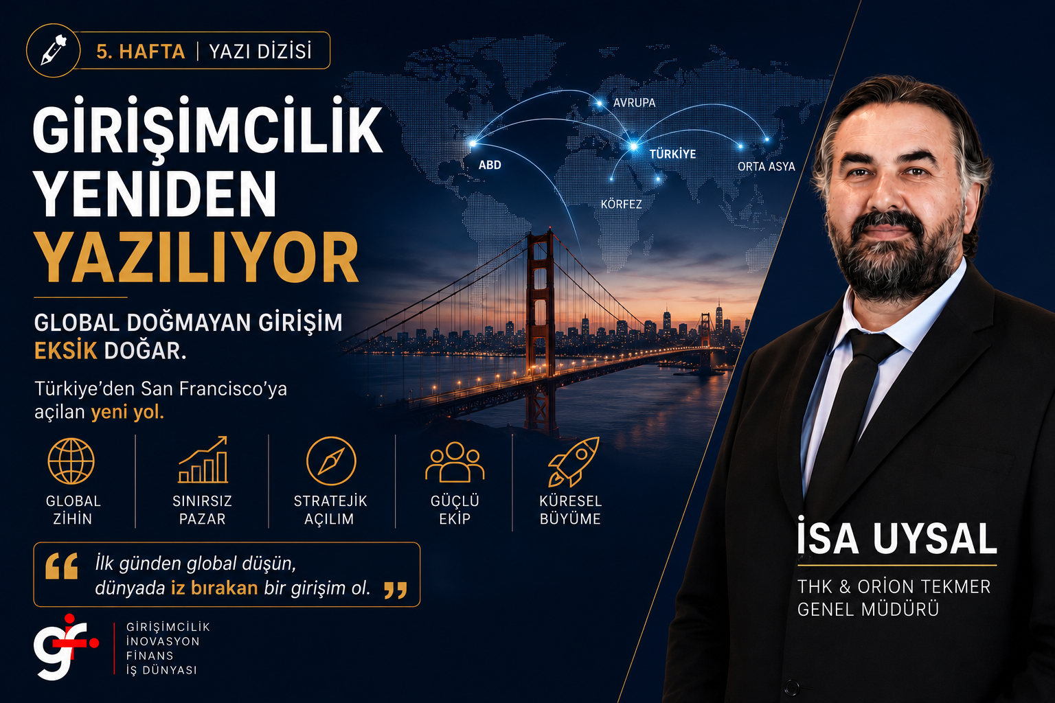 Global Doğmayan Girişim Eksik Doğar: Türkiye’den San Francisco’ya Açılan Yeni Yol