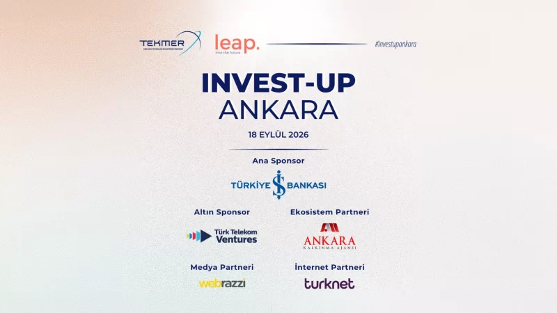 Invest Up Ankara 2026 Girişimcilik Ekosistemini Buluşturuyor