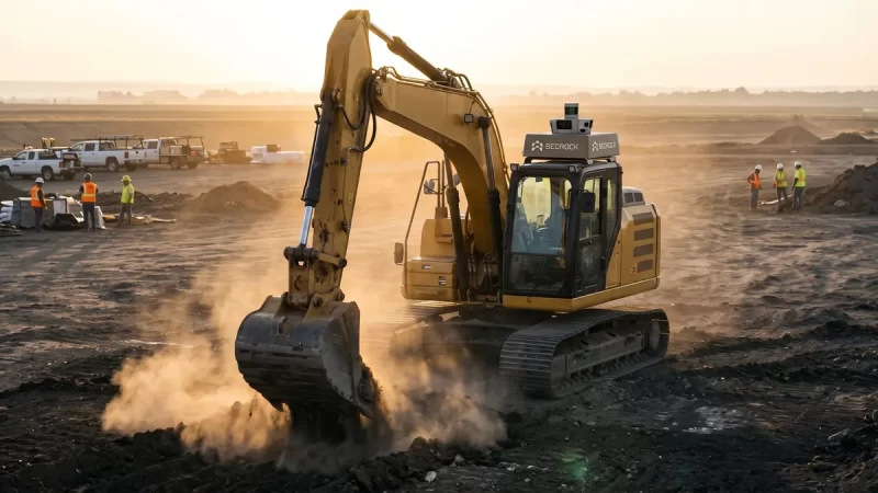Bedrock Robotics, otonom ekskavatörler için 600 milyon dolar topladı
