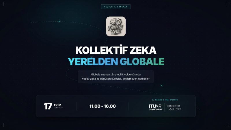 İnsan zekası ve yapay zeka aynı sahnede: Kollektif Zeka “Yerelden Globale” ile yola çıkıyor