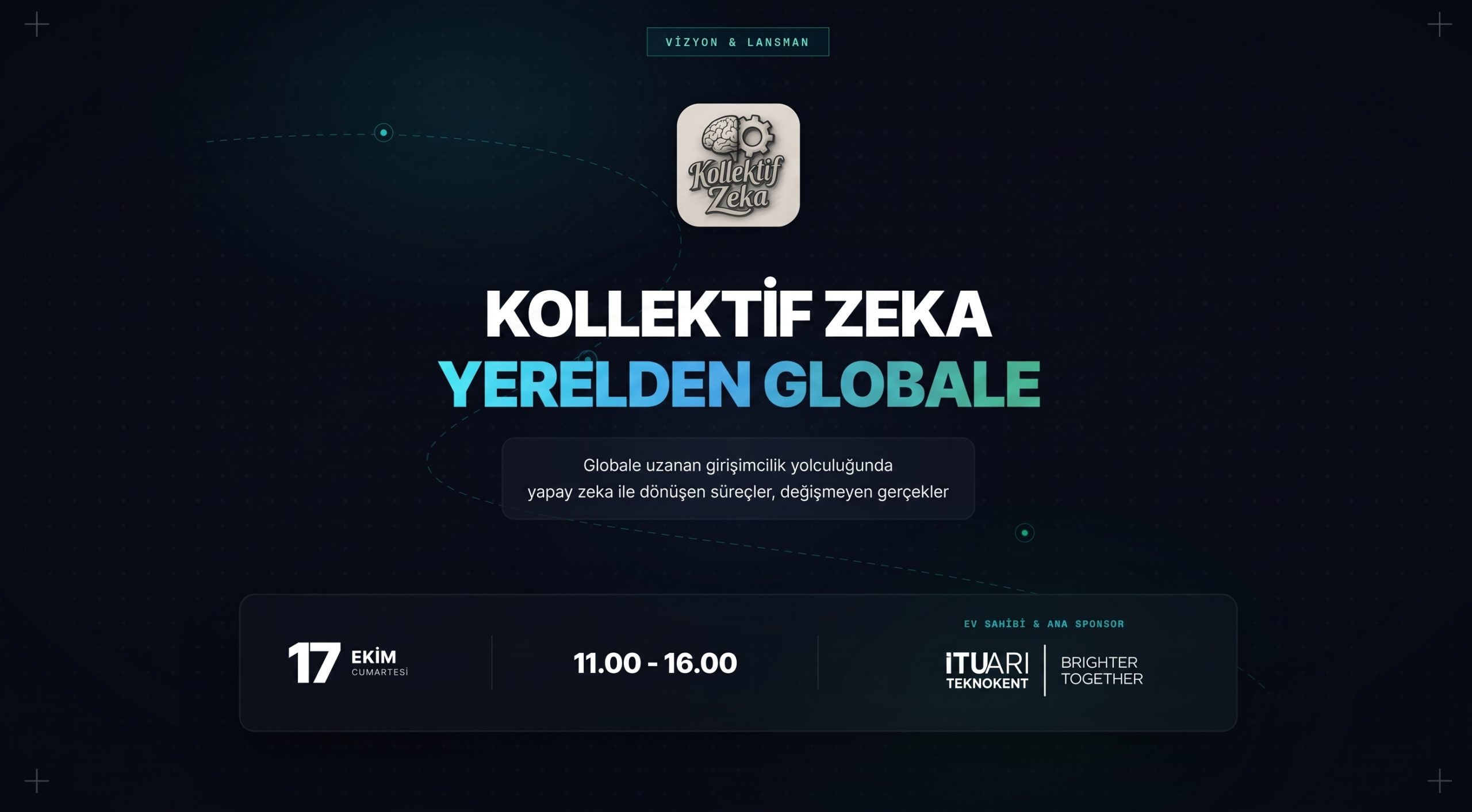 İnsan zekası ve yapay zeka aynı sahnede: Kollektif Zeka ” Yerelden Globale” ile yola çıkıyor